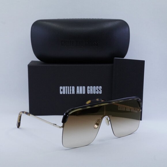 Final Price! Cutler and Gross CG1328S 001 Black Camo/Brown Sunglasses - Picture 7 of 8